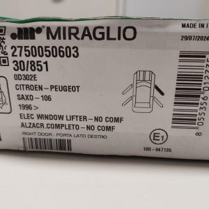 30/851 ALZACRISTALLO MIRAGLIO